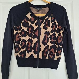 Romeo and Juliet Couture Animal Print Cardigan size S